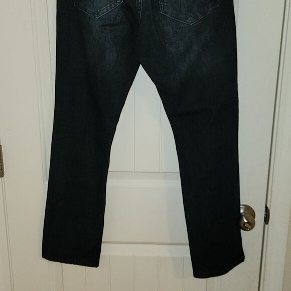 Lazer Pointe Dark Wash Jeans Ripped Flex Denim Size W30 x L30 NWT - Picture 5 of 8